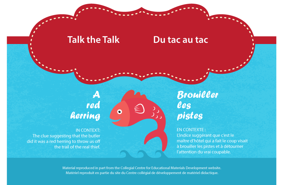 Talk the talk: A red herring