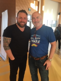 Johnny Reid with Chris Chisholm